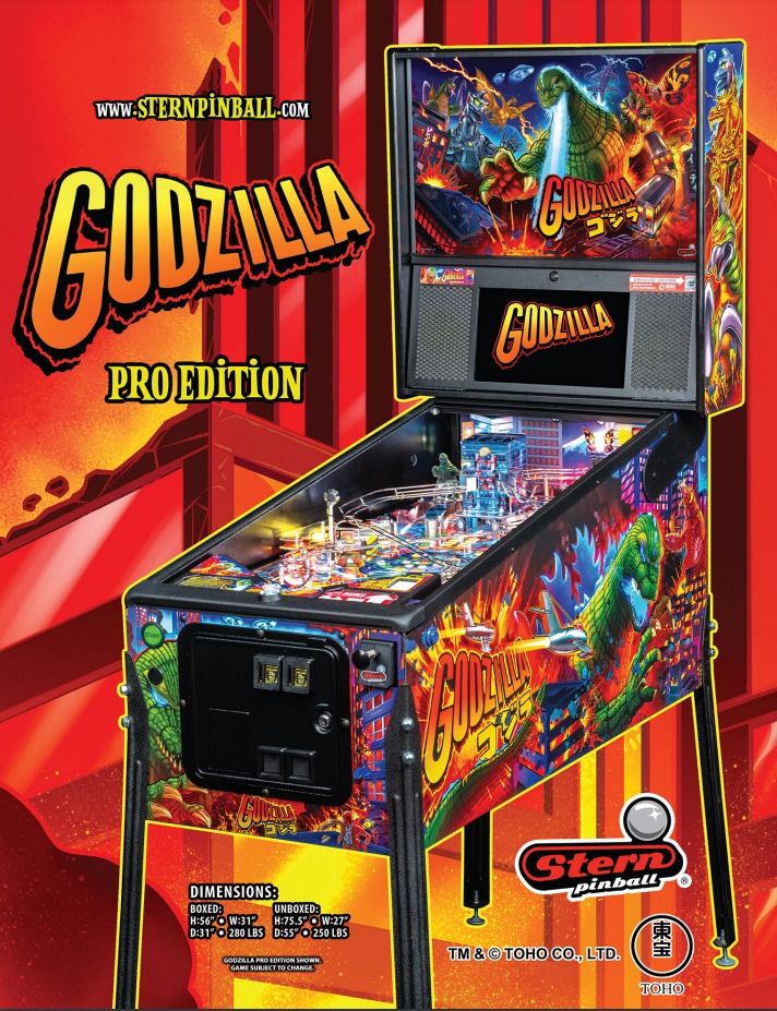 Pinball - Stern Godzilla Premium 2022